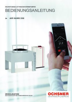 BEDIENUNGSANLEITUNG AIR HAWK 208 - HOCHEFFIZIENZ-LUFT/WASSER-WÄRMEPUMPEN - Oekotherm