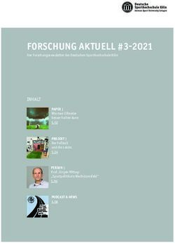FORSCHUNG AKTUELL # 3-2021 - PAPER | Wie man Elfmeter besser halten kann S.02