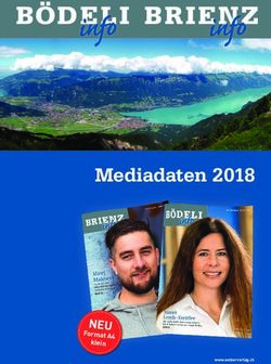 B&Ouml;DELI BRIENZ - Mediadaten 2018 - NEU - Weber Verlag