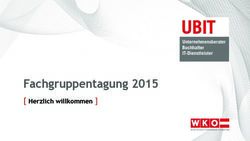 Fachgruppentagung 2015 - Herzlich willkommen - WKO