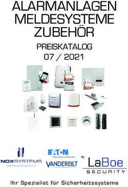 ALARMANLAGEN MELDESYSTEME ZUBEH&Ouml;R - PREISKATALOG 07 / 2021 - Ihr Spezialist f&uuml;r Sicherheitssysteme - Laboe ...