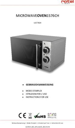 MICROWAVEOVEN1576CH - GEBRAUCHSANWEISUNG MODE D'EMPLOI ISTRUZIONI PER L'USO INSTRUCTIONS FOR USE - Rotel AG