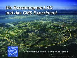 Die Forschung am LHC und das CMS Experiment - accelerating science and innovation - ETH Z&uuml;rich