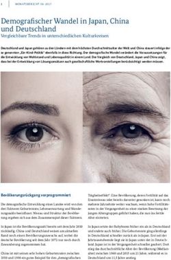 Demografischer Wandel in Japan, China und Deutschland