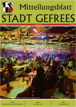 STADT GEFREES Mitteilungsblatt - Februar 2020