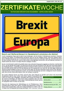 Brexit und Waffenstillstand im Handelsstreit entzücken die Märkte!