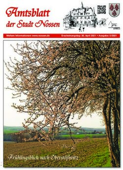 Amtsblatt der Stadt Nossen - Fr&uuml;hlingsblick nach Oberst&ouml;&szlig;witz