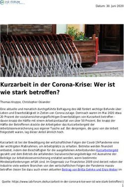 Kurzarbeit in der Corona-Krise: Wer ist wie stark betroffen? - IAB-Forum