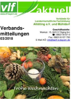 Verbands-mitteilungen - 03/2018 Altötting e.V. und Mühldorf