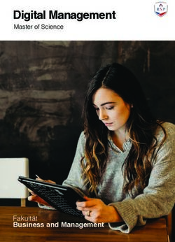 Digital Management Master of Science - Fakult&auml;t - BSP Business ...