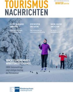 TOURISMUS NACHRICHTEN - IHK Niedersachsen