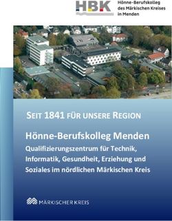 Hönne-Berufskolleg Menden - SEIT 1841 FÜR UNSERE REGION - Hönne-Berufskolleg