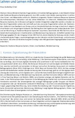 Lehren und Lernen mit Audience-Response-Systemen - Klaus Quibeldey-Cirkel - Thm