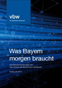 Was Bayern morgen braucht