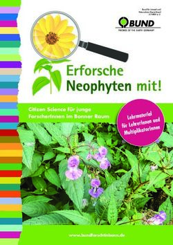 I a l Innen und Citizen Science für junge ForscherInnen im Bonner Raum - BUND ...