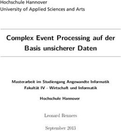 Complex Event Processing auf der Basis unsicherer Daten - Leonard Renners September 2013