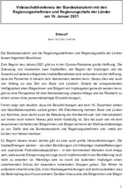VIDEOSCHALTKONFERENZ DER BUNDESKANZLERIN MIT DEN REGIERUNGSCHEFINNEN UND REGIERUNGSCHEFS DER L&Auml;NDER AM 19. JANUAR 2021 - WIWO