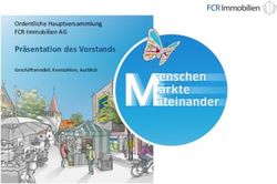 Pr&auml;sentation des Vorstands - Ordentliche Hauptversammlung FCR Immobilien AG Gesch&auml;ftsmodell, Kennzahlen, Ausblick