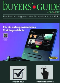 F&uuml;r ein au&szlig;ergew&ouml;hnliches Trainingserlebnis - Das Nachschlagewerk der Fitnessbranche 2021 - bodyLIFE Medien