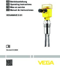 VEGAWAVE S 61 DE Betriebsanleitung EN Operating instructions FR Mise en service ES Manual de instrucciones