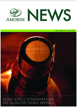 KORK STEHT SYNONYM FÜR DIE QUALITÄT EINES WEINES