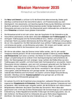 Mission Hannover 2035 - Klimaschutz auf Sozialdemokratisch - Dirk Lankenau