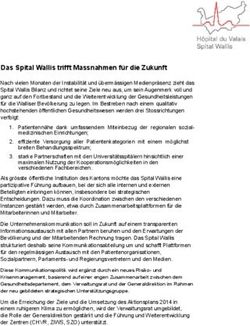 Das Spital Wallis trifft Massnahmen für die Zukunft