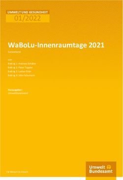 WABOLU-INNENRAUMTAGE 2021 - 01/2022 UMWELT UND GESUNDHEIT - UMWELTBUNDESAMT