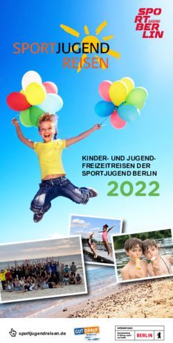 2022 KINDER- UND JUGEND-FREIZEITREISEN DER - Sportjugendreisen