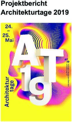 Projektbericht Architekturtage 2019
