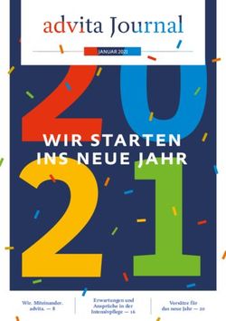 WIR STARTEN INS NEUE JAHR - JANUAR 2021 - Erwartungen und Anspr&uuml;che in der Intensivpflege 16 - advita Pflegedienst GmbH