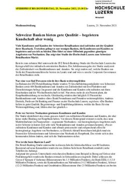 Schweizer Banken bieten gute Qualit&auml;t - begeistern Kundschaft aber wenig - Finnova