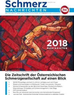 Schmerz ISSN 2076-7625 - Bettschart & Kofler