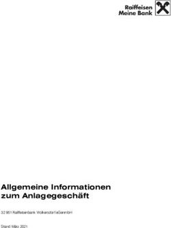 Allgemeine Informationen zum Anlagegesch&auml;ft - Raiffeisen