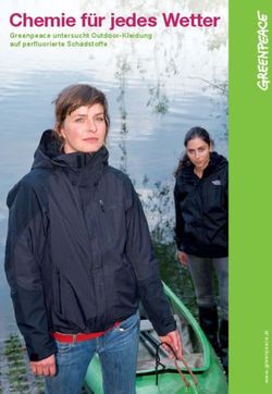 Chemie für jedes Wetter - Greenpeace untersucht Outdoor-Kleidung auf perfluorierte Schadstoffe