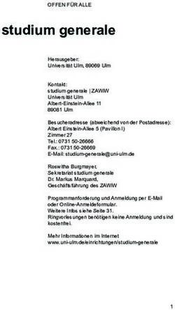 Studium generale - Uni Ulm