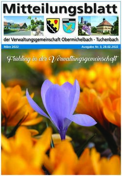 Fr&uuml;hling in der Verwaltungsgemeinschaft - M&auml;rz 2022