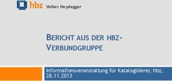 BERICHT AUS DER HBZ-VERBUNDGRUPPE - Informationsveranstaltung f&uuml;r Katalogisierer, hbz, 28.11.2013