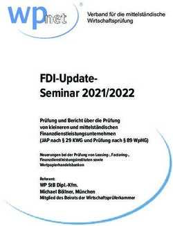 FDI-Update-Seminar 2021/2022 - wp.net