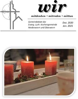 Dez. 2020 Jan. 2021 Gemeindeblatt der Evang.-Luth. Kirchengemeinde Niederwerrn und Oberwerrn - Evangelische Kirchengemeinde ...