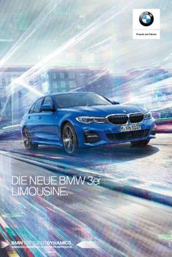 DIE NEUE BMW 3er LIMOUSINE - BMW EFFICIENTDYNAMICS. WENIGER VERBRAUCH. MEHR FAHRFREUDE.