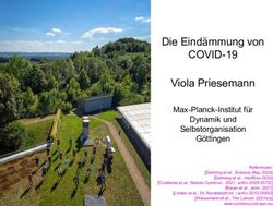 COVID-19 Die Eindämmung von - HAW ...