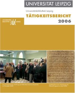 T&Auml;TIGKEITSBERICHT 2006 - Universit&auml;tsbibliothek Leipzig