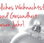 Wir wünschen ein frohes Weihnachtsfest und viel Glück im Neuen Jahr!