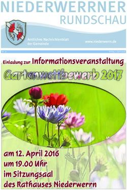 NiederwerrNer Rundschau - am 12. April 2016 um 19.00 Uhr im Sitzungsaal des Rathauses Niederwerrn - lrasw-data.de