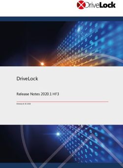 DRIVELOCK RELEASE NOTES 2020.1 HF3 - DRIVELOCK.HELP