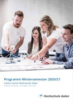Programm Wintersemester 2020/21 - Career Center Hochschule Aalen Studium Generale Vortr&auml;ge Seminare