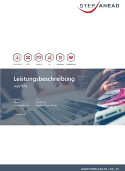 Leistungsbeschreibung - mySTEPS Version Stand Ansprechpartner - Step Ahead AG