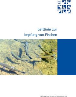 Leitlinie zur Impfung von Fischen