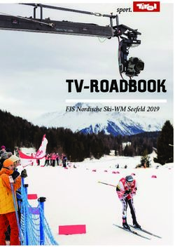 TV-ROADBOOK FIS Nordische Ski-WM Seefeld 2019 - Sport Tirol